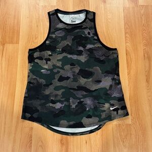 Nike Dri Fit Training Tank Top- Pink Camouflage